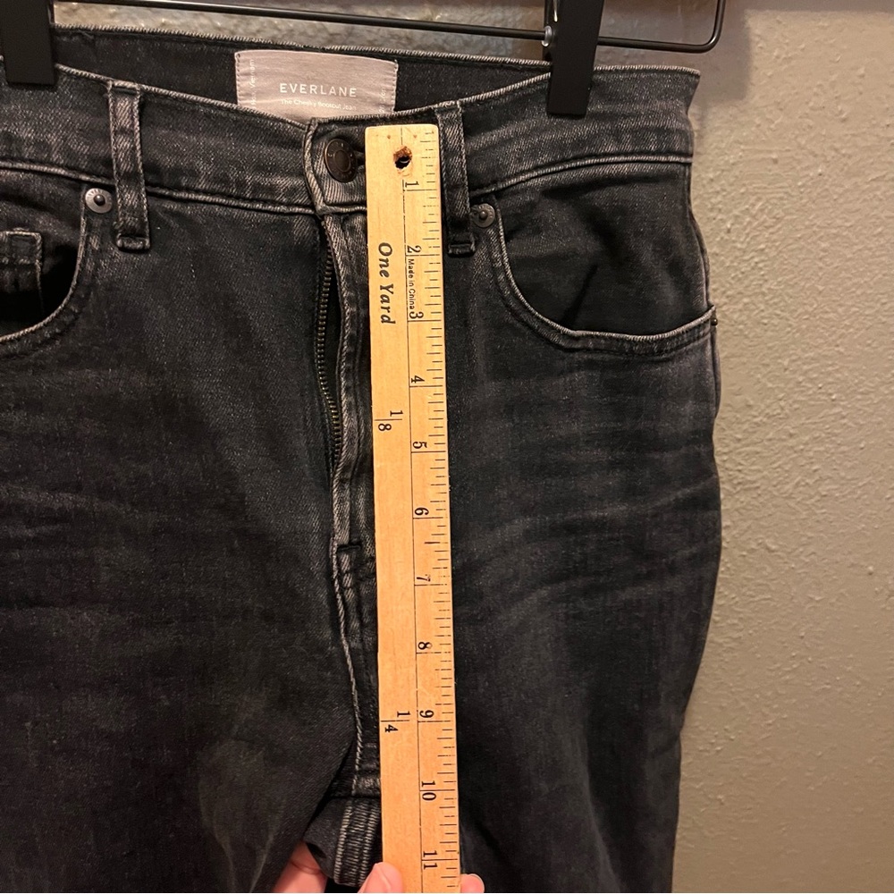 Everlane the cheeky bootcut jeans crop 26 Dark Wash Denim - Picture 6 of 9